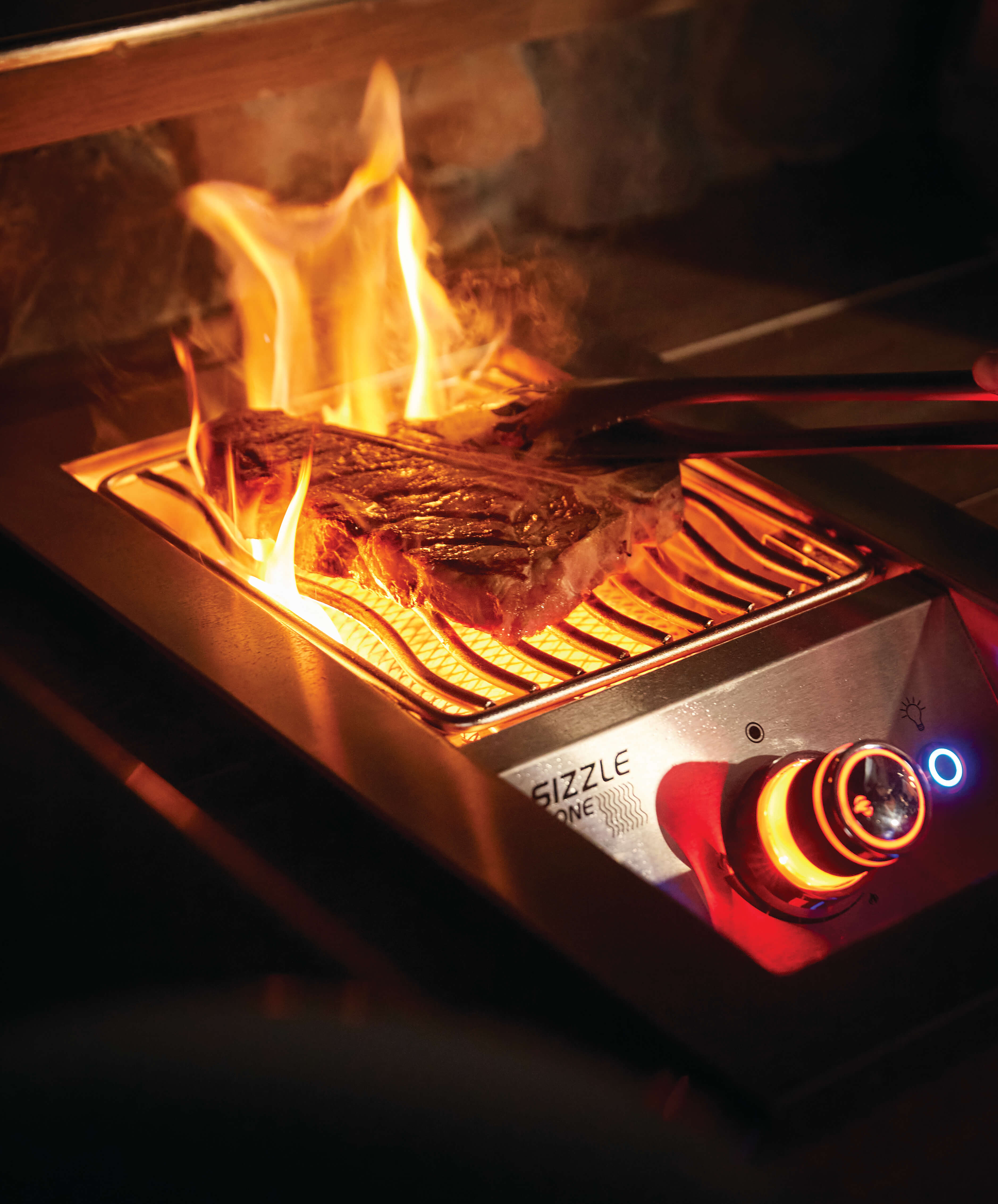 BuiltIn 700 Series 10" Single Infrared Burner Natural Gas, Stainless